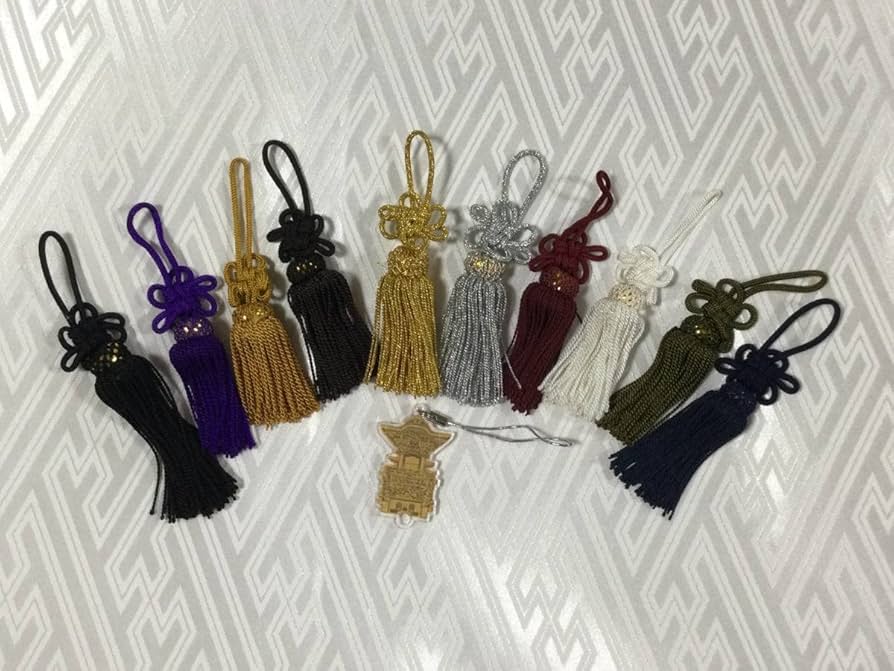 Amazon.co.jp: だんじり＊ミニ房＊菊結び＊房＊11点セット